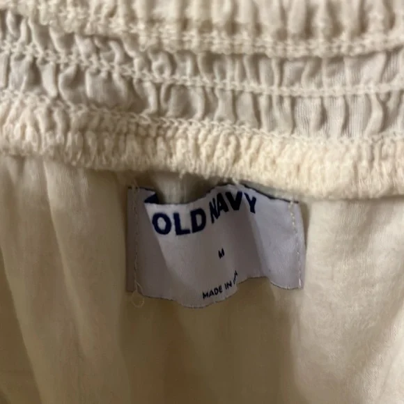 Cream Babydoll Dress - M - Old Navy - Picture 3 of 3